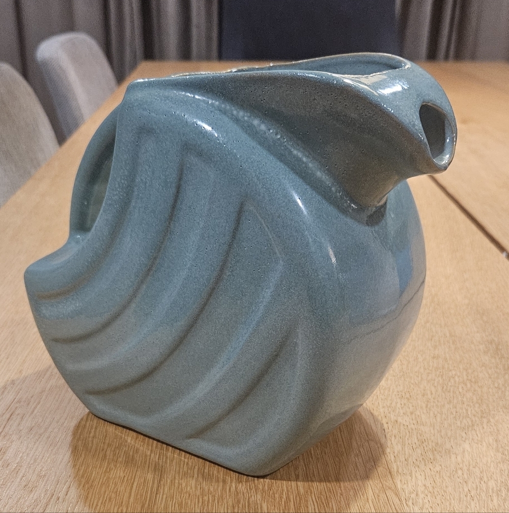 Alamo Pottery Mid-Century Water Pitcher - Aqua